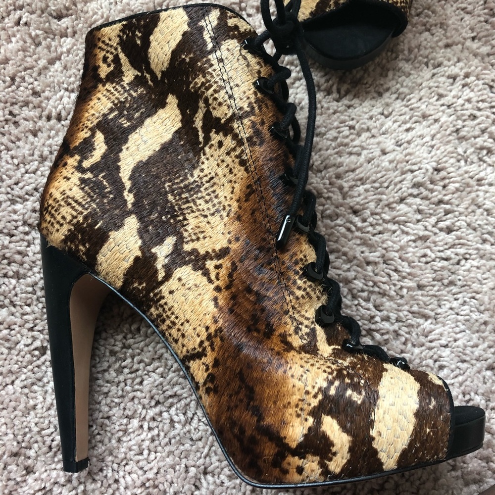 Quarter cut Sam Edelman booties.